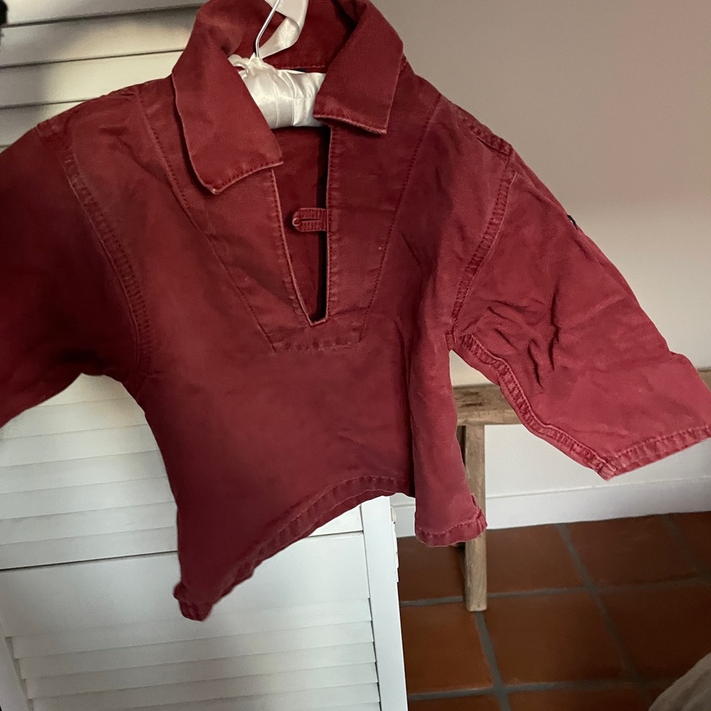 Saint James for Kids Smock Jacket Red size 4